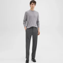 Theory Mayer Pant In Stretch Wool-Men Suits|Pants