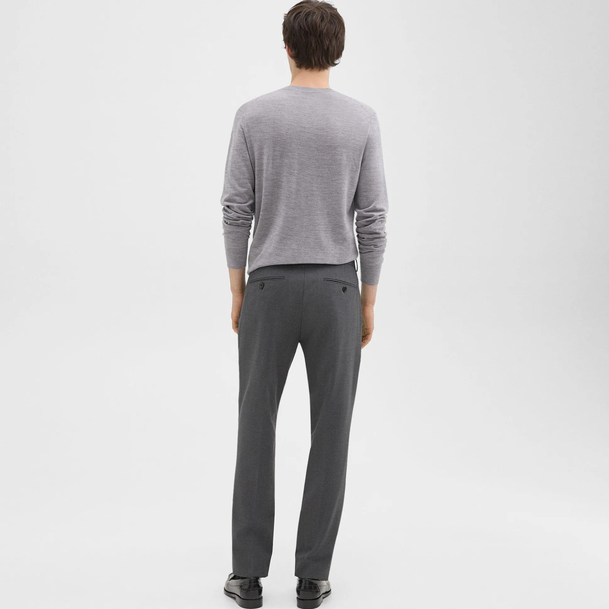 Theory Mayer Pant In Stretch Wool-Men Suits|Pants