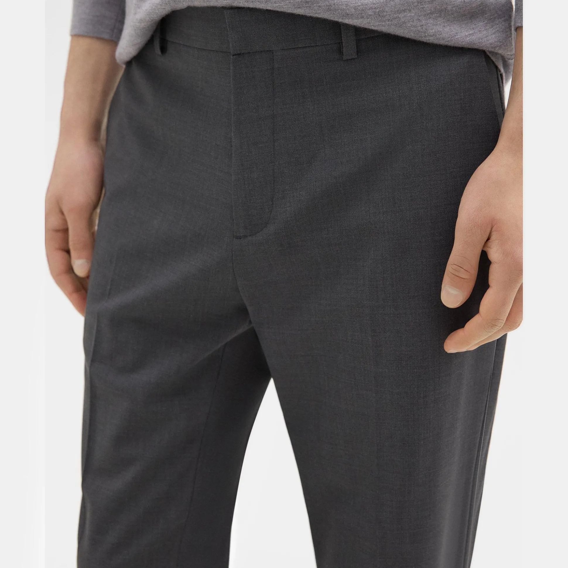 Theory Mayer Pant In Stretch Wool-Men Suits|Pants