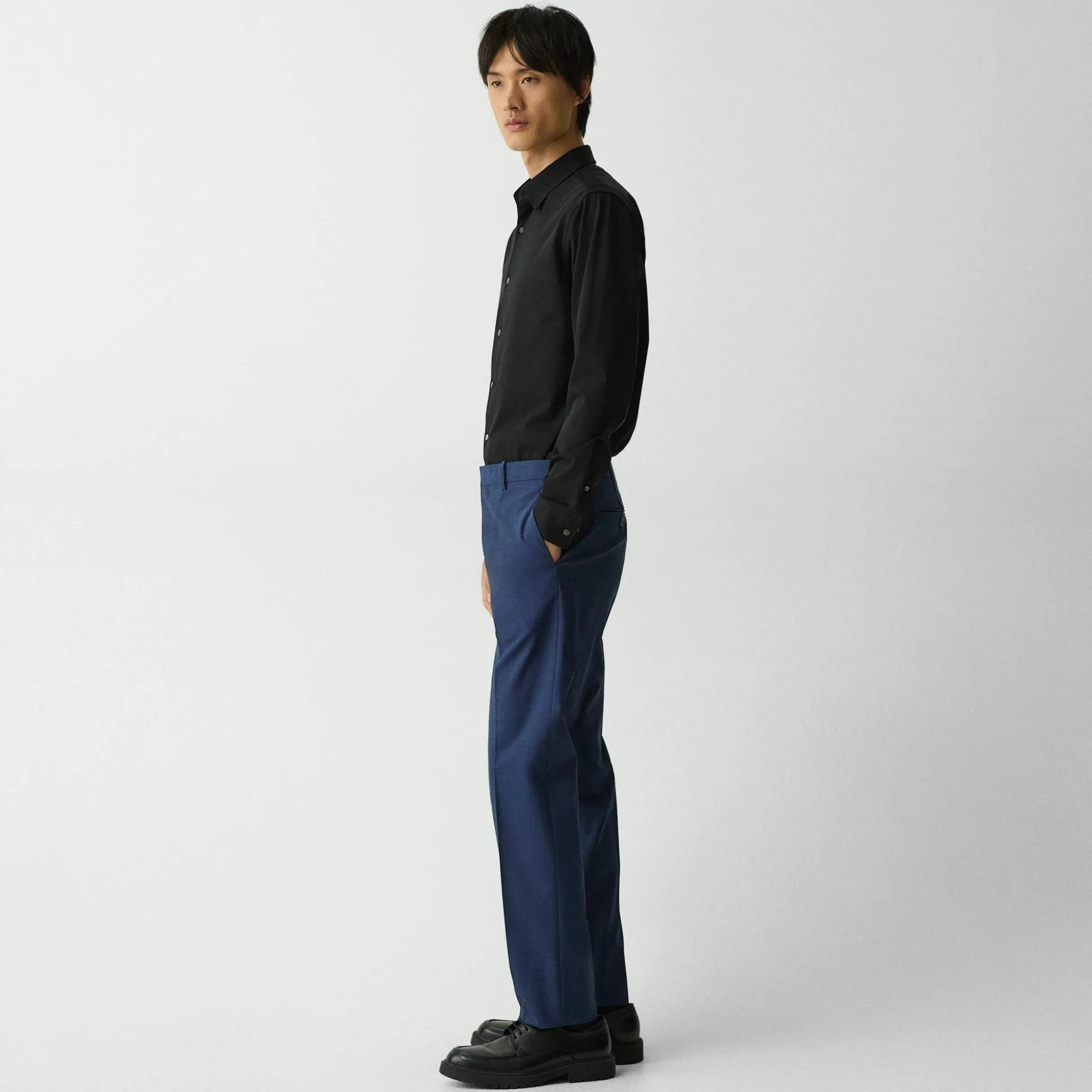 Theory Mayer Pant In Stretch Wool-Men Suits|Pants