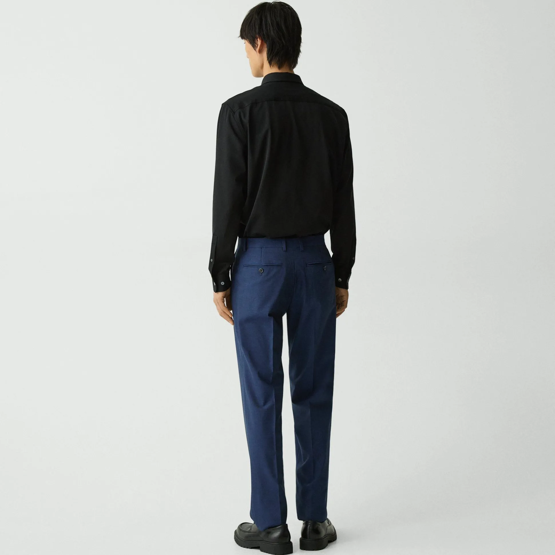 Theory Mayer Pant In Stretch Wool-Men Suits|Pants