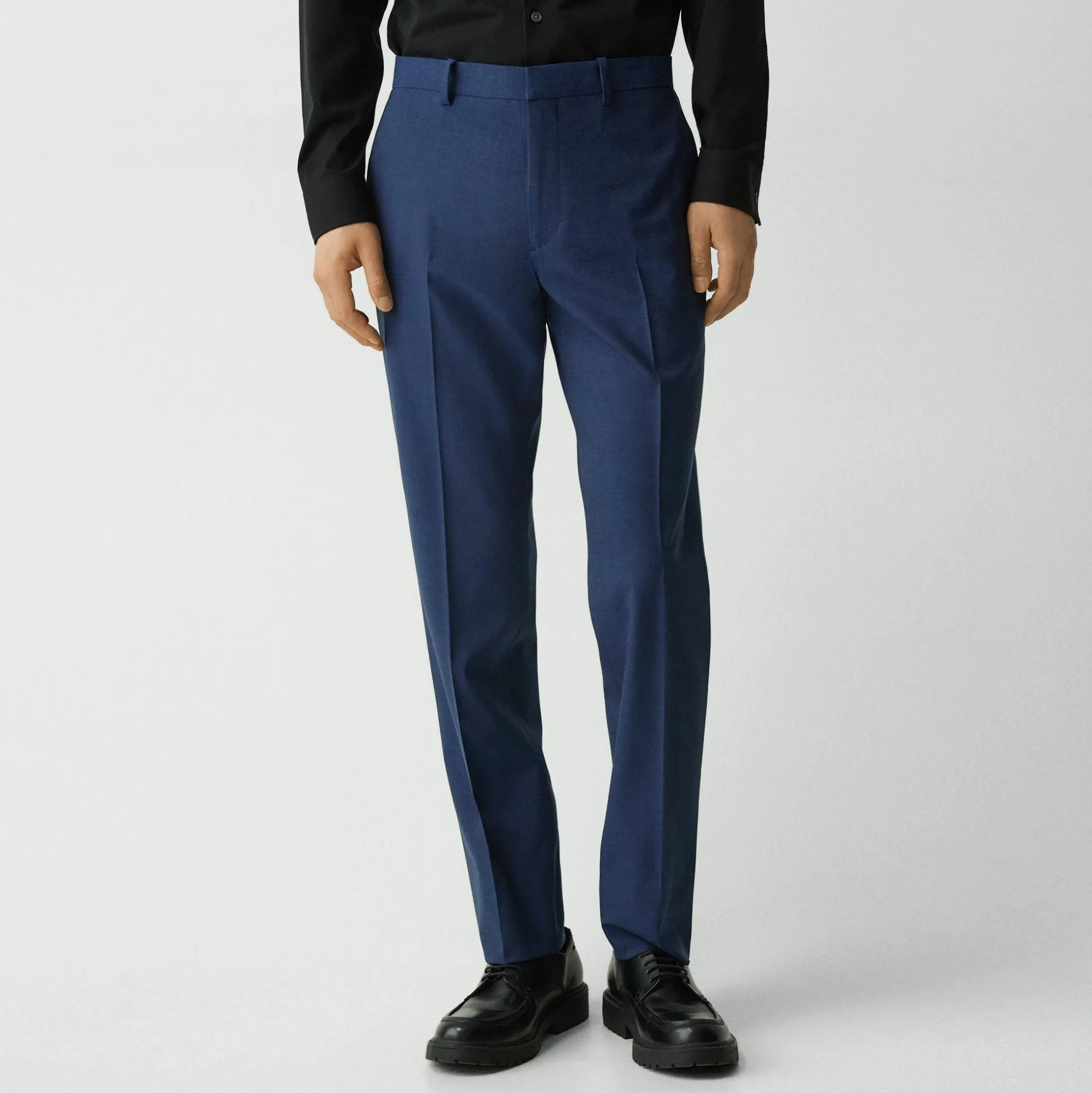 Theory Mayer Pant In Stretch Wool-Men Suits|Pants
