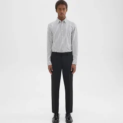 Theory Mayer Pant In Wool Canvas-Men Suits|Pants