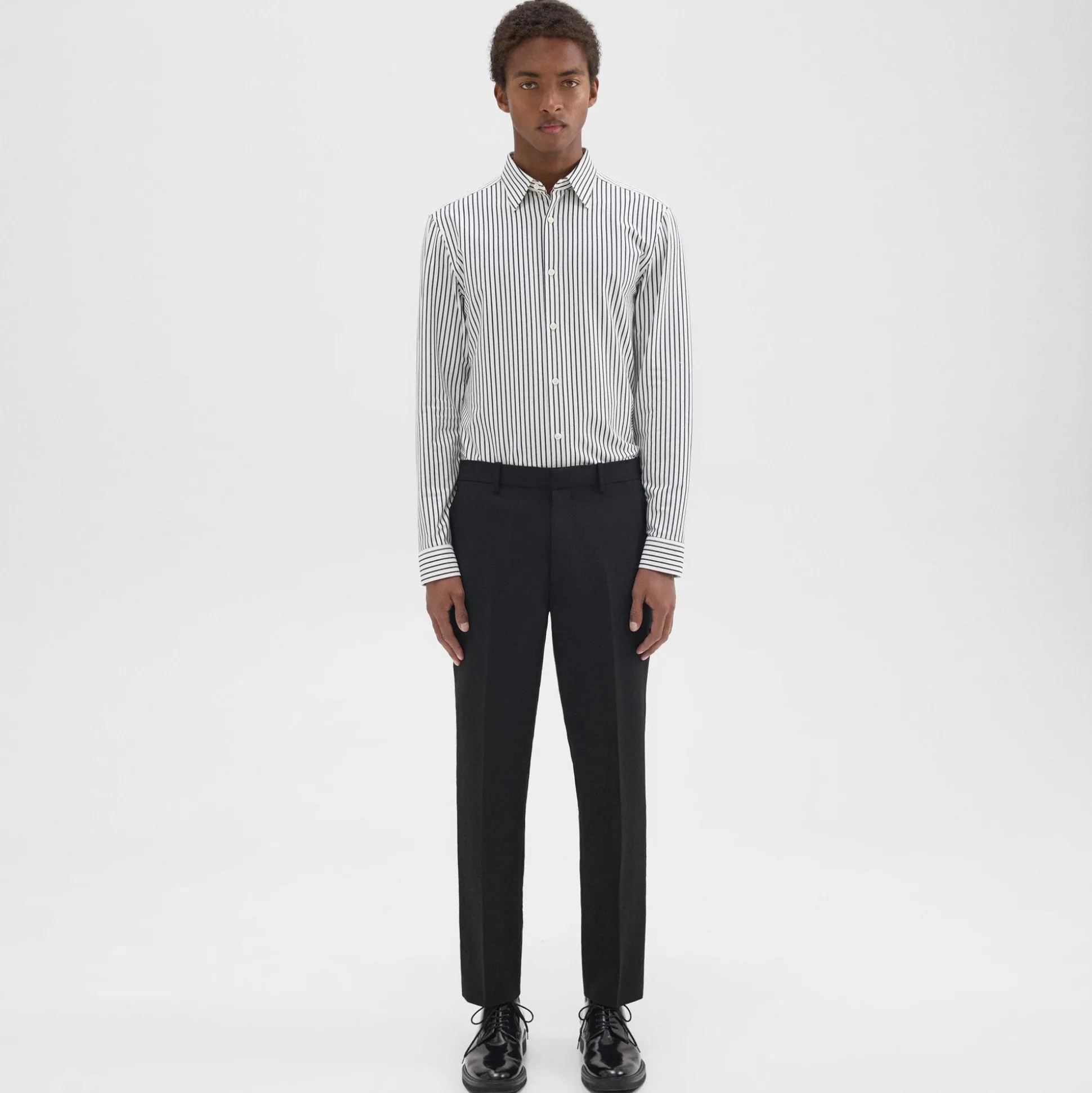 Theory Mayer Pant In Wool Canvas-Men Suits|Pants