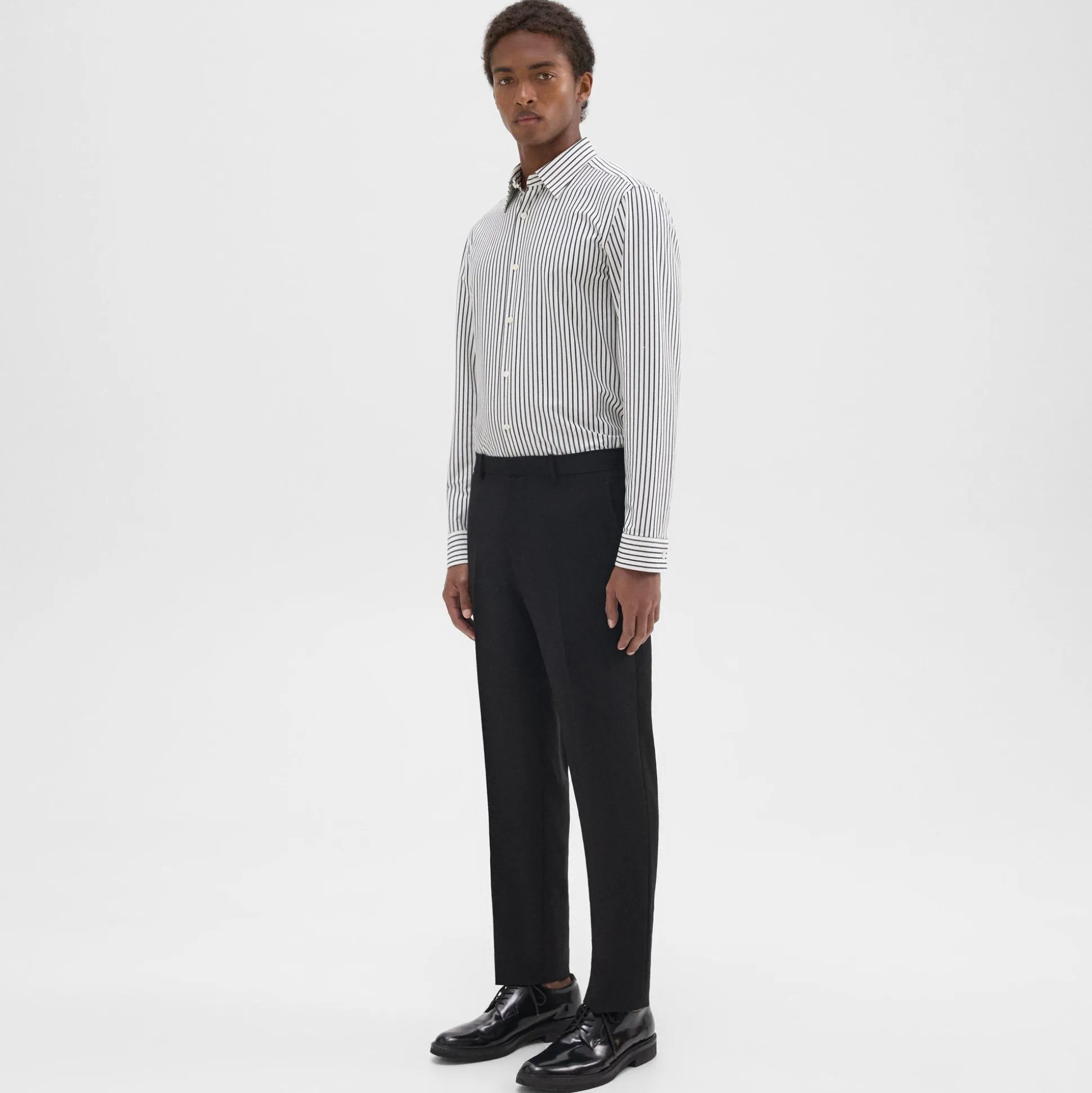 Theory Mayer Pant In Wool Canvas-Men Suits|Pants
