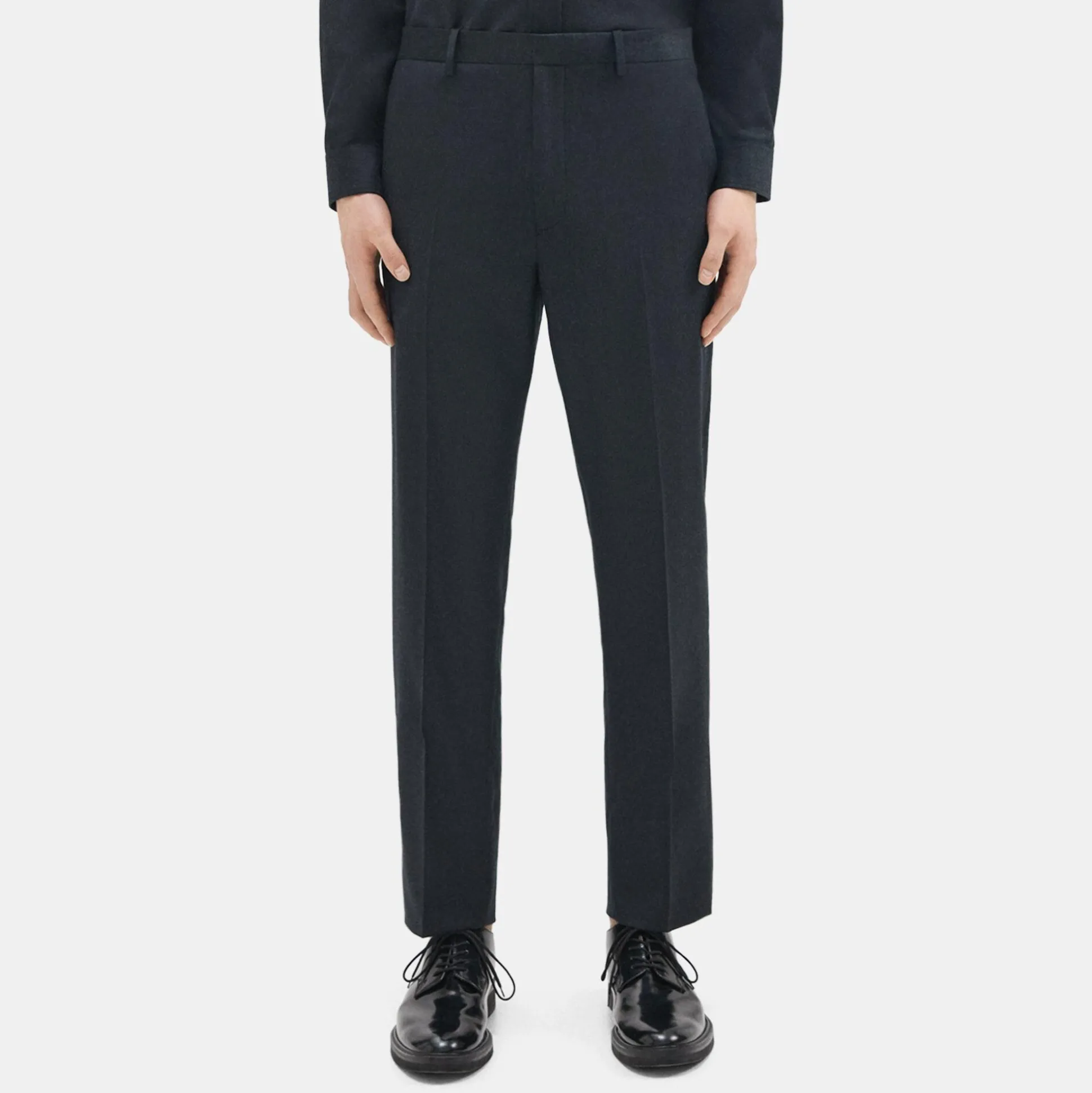 Theory Mayer Pant In Wool Flannel-Men Suits|Pants