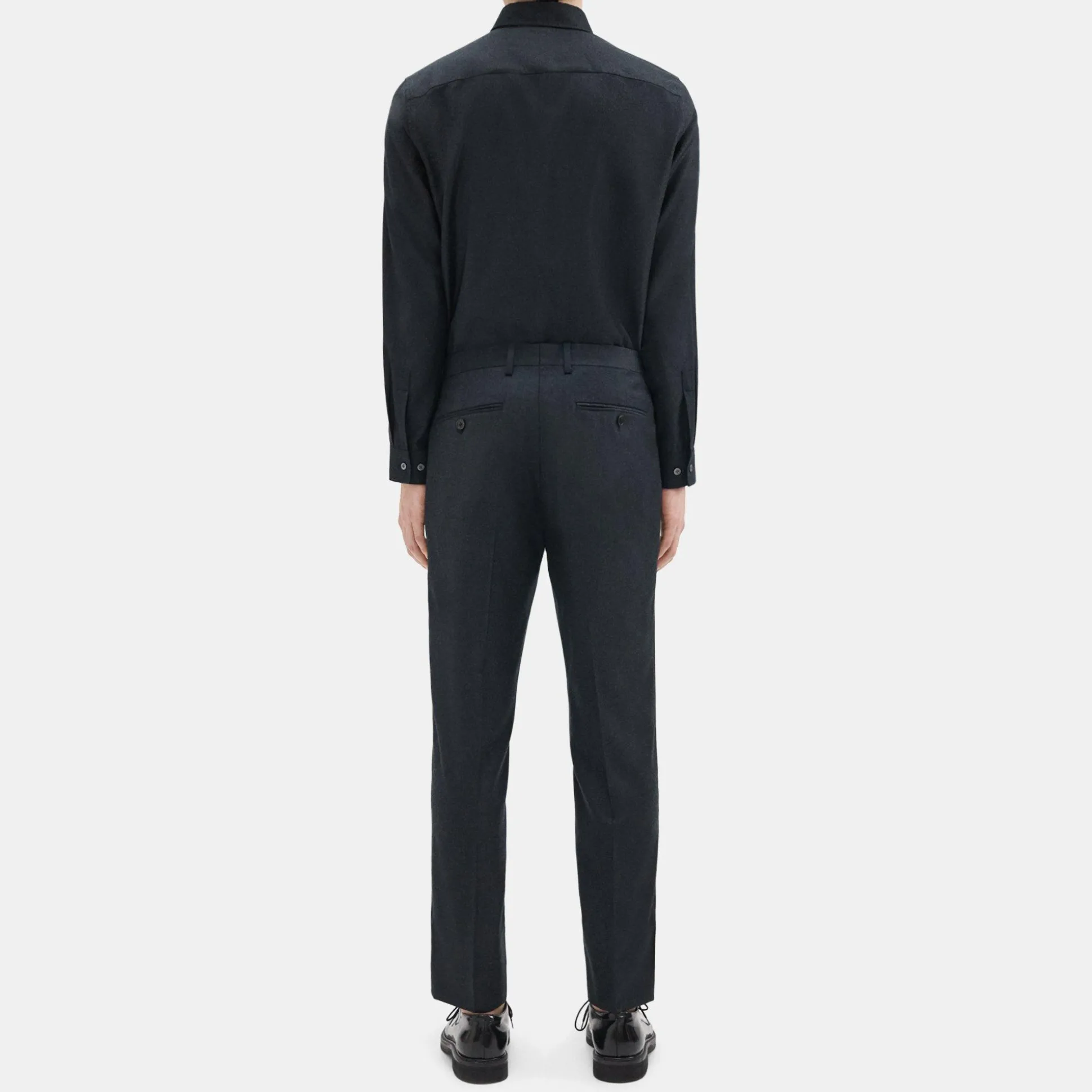 Theory Mayer Pant In Wool Flannel-Men Suits|Pants