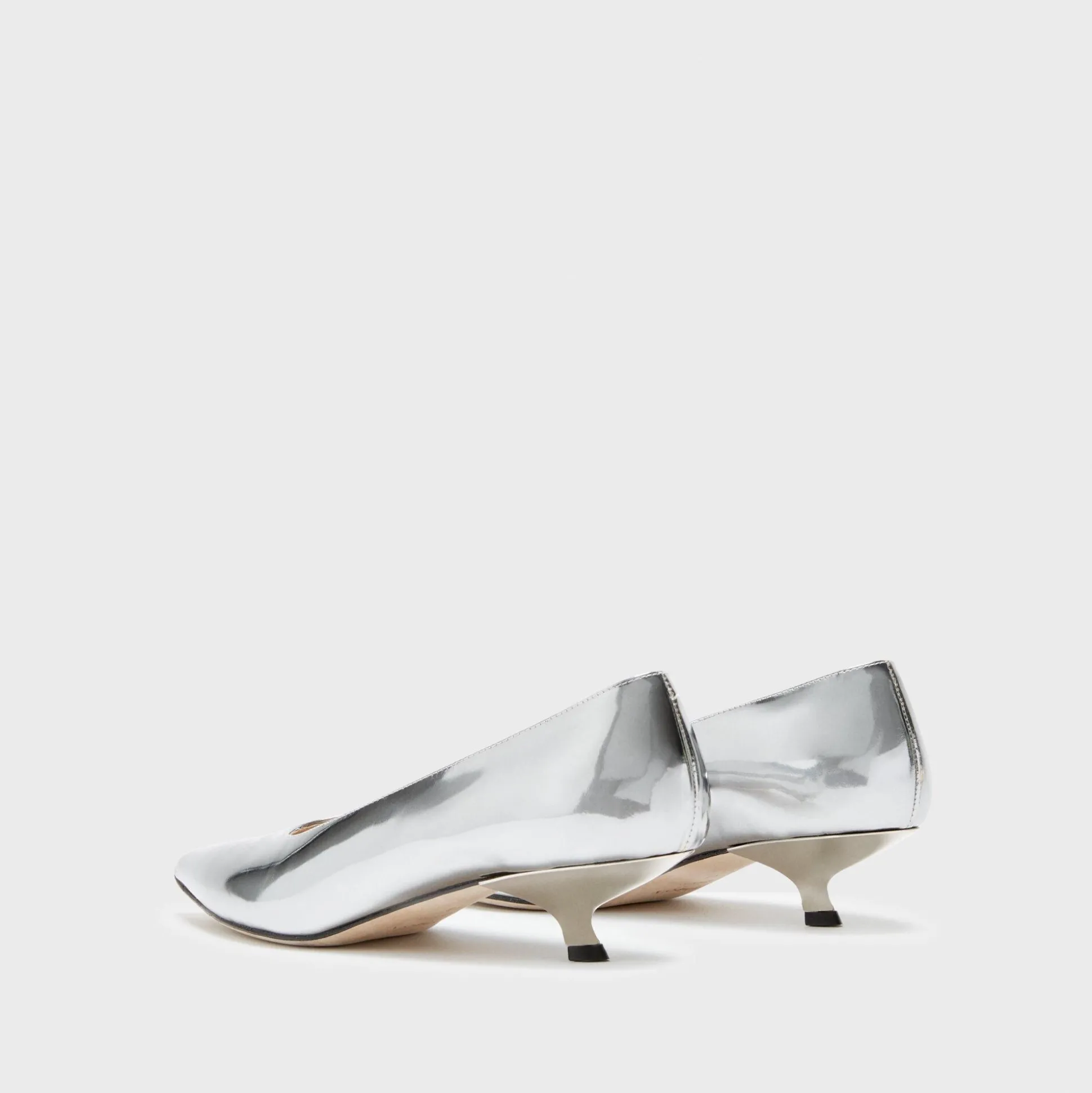 Theory Micro Pump In Metallic Leather-Women Shoes