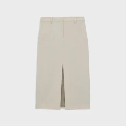 Theory Midi Trouser Skirt In Admiral Crepe-Women Suits|Skirts