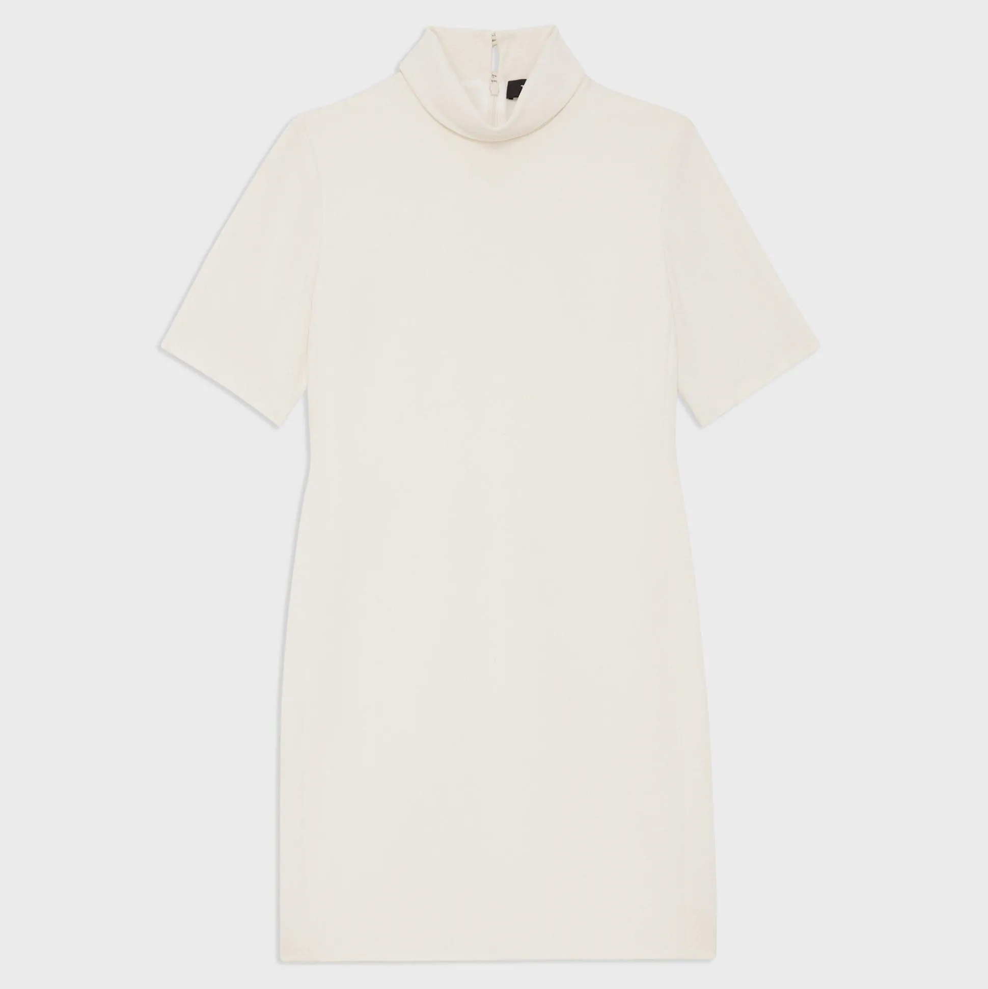 Theory Mini Roll Neck Dress In Admiral Crepe-Women Dresses