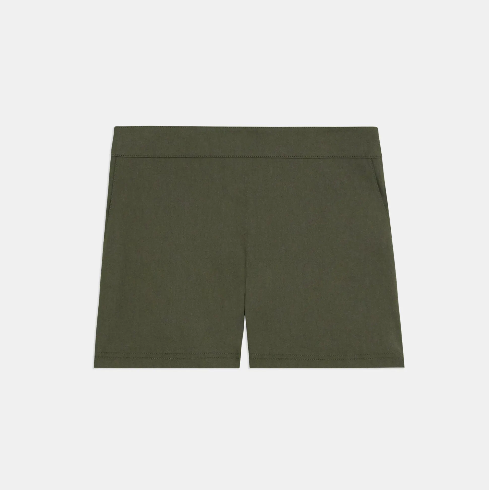 Theory Mini Short In Good Linen-Women Shorts|Pants
