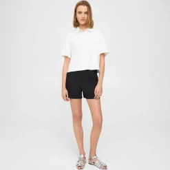 Theory Mini Short In Good Linen-Women Pants|Shorts