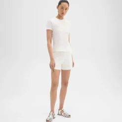 Theory Mini Utility Short In Good Linen-Women Shorts|Pants