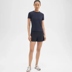 Theory Mini Utility Short In Good Linen-Women Shorts|Pants