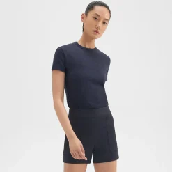 Theory Mini Utility Short In Good Linen-Women Shorts|Pants