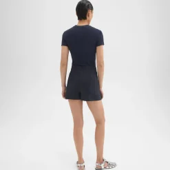Theory Mini Utility Short In Good Linen-Women Shorts|Pants