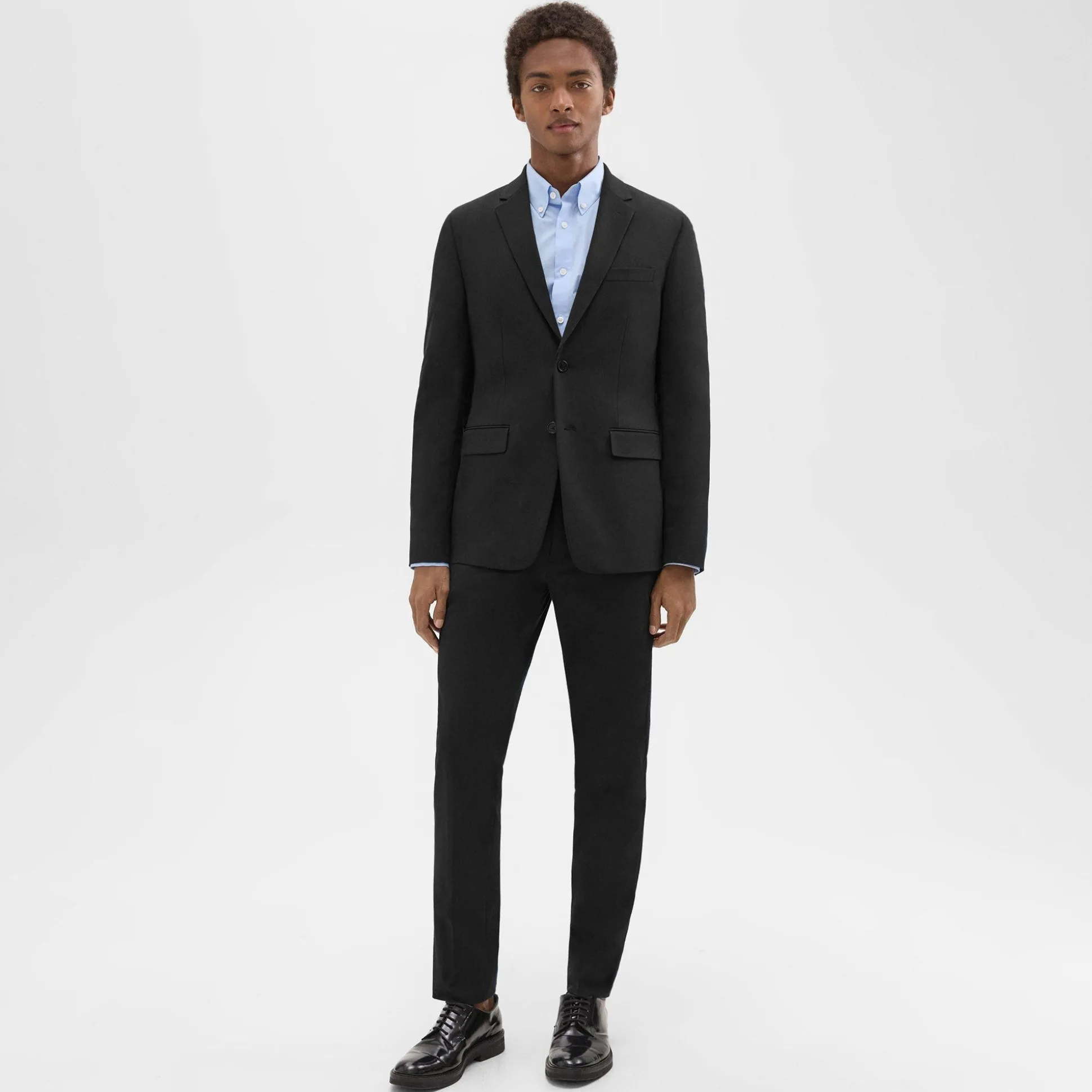 Theory Morton Blazer In Stretch Cotton-Men Blazers + Jackets