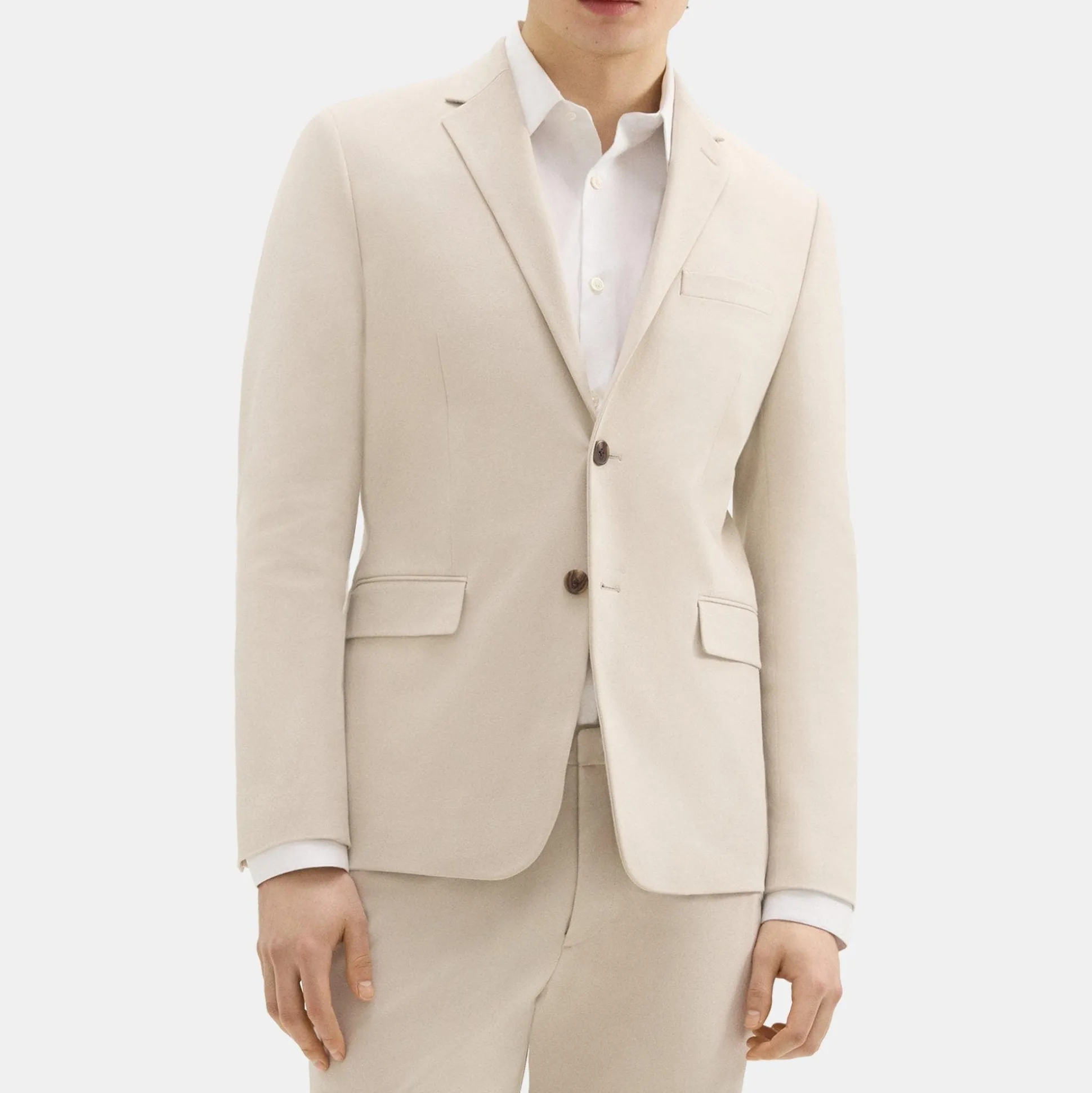 Theory Morton Blazer In Stretch Cotton-Men Blazers + Jackets