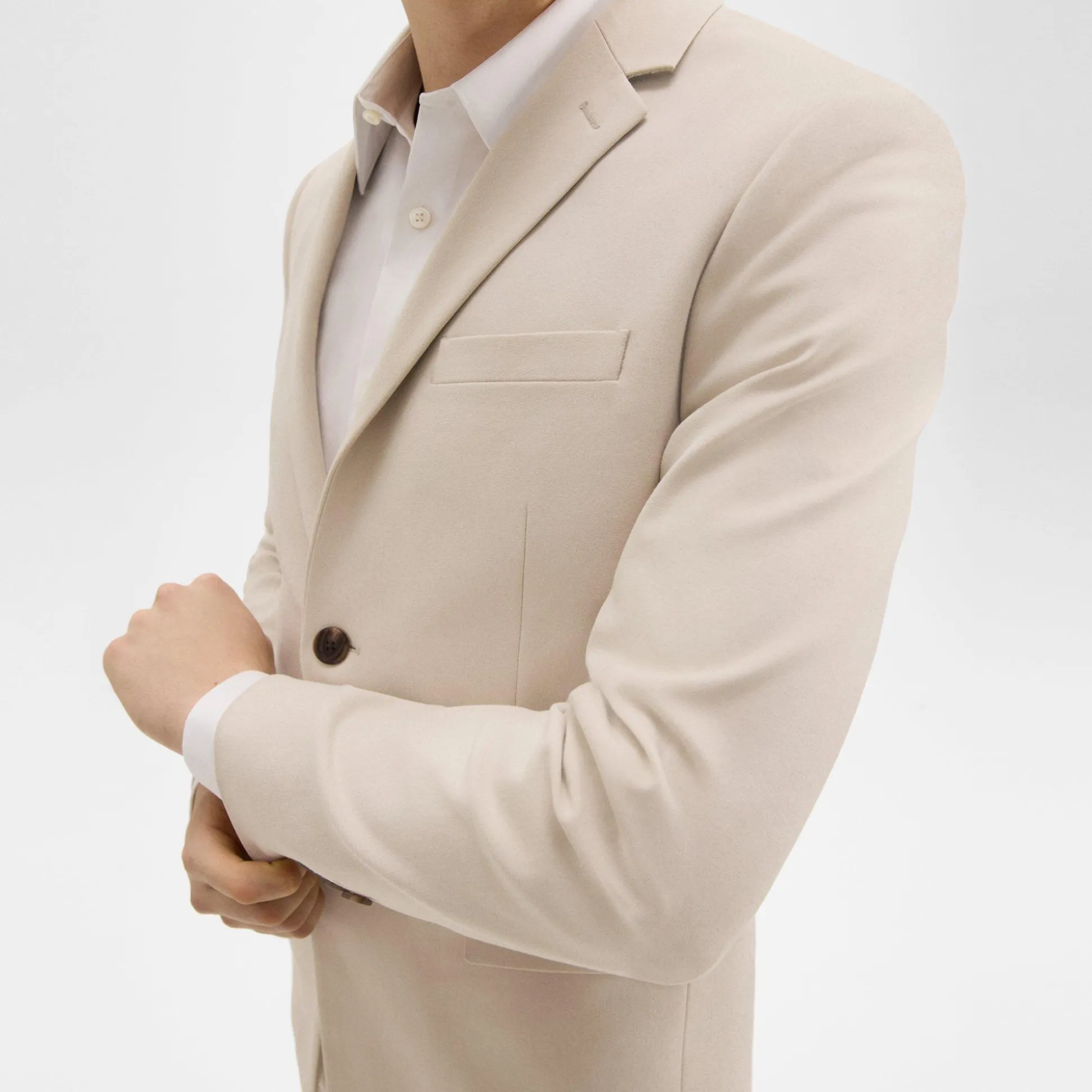 Theory Morton Blazer In Stretch Cotton-Men Blazers + Jackets