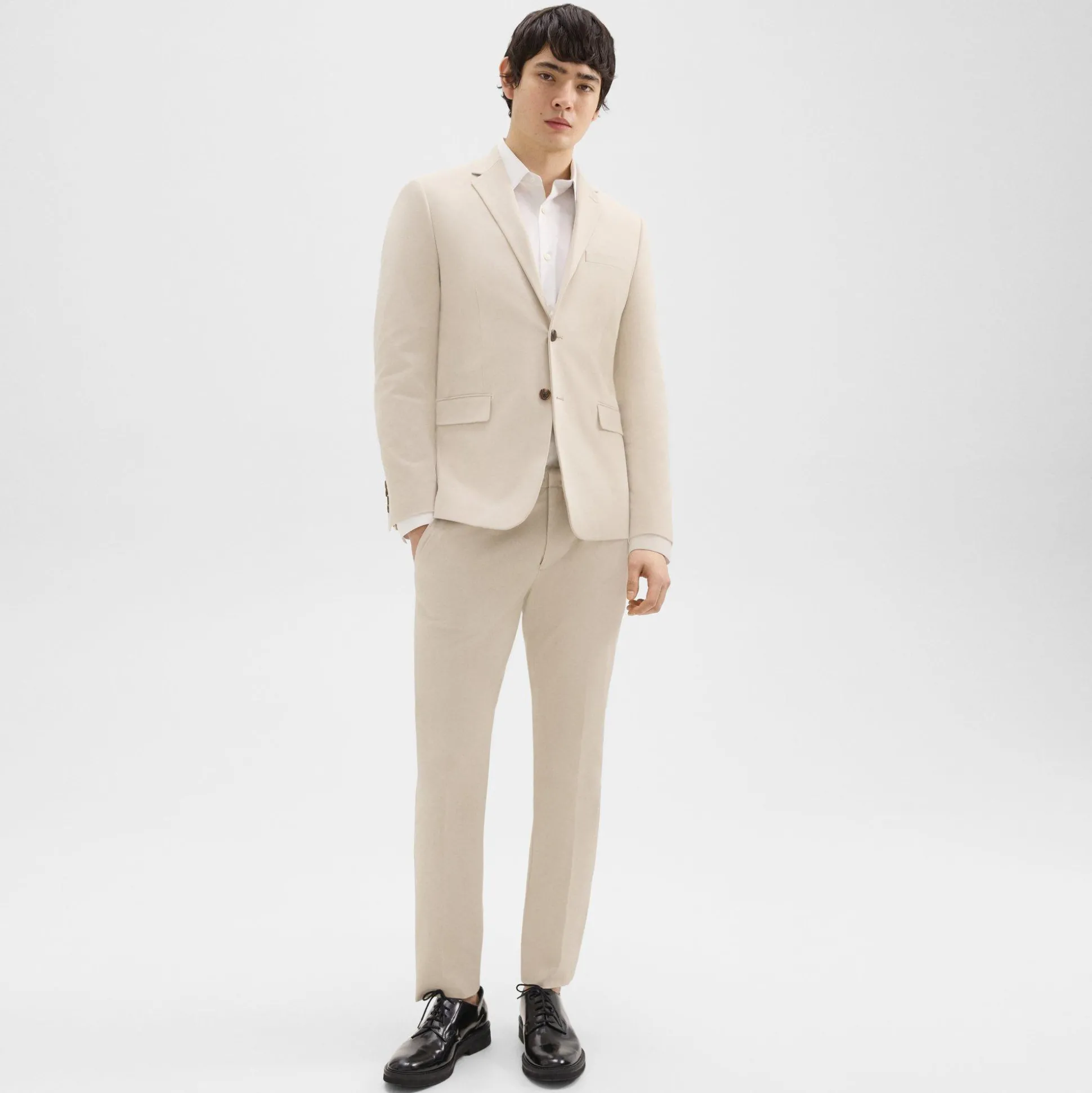 Theory Morton Blazer In Stretch Cotton-Men Blazers + Jackets