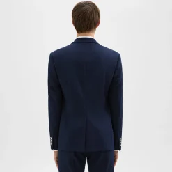 Theory Morton Blazer In Textured Gabardine-Men Blazers + Jackets
