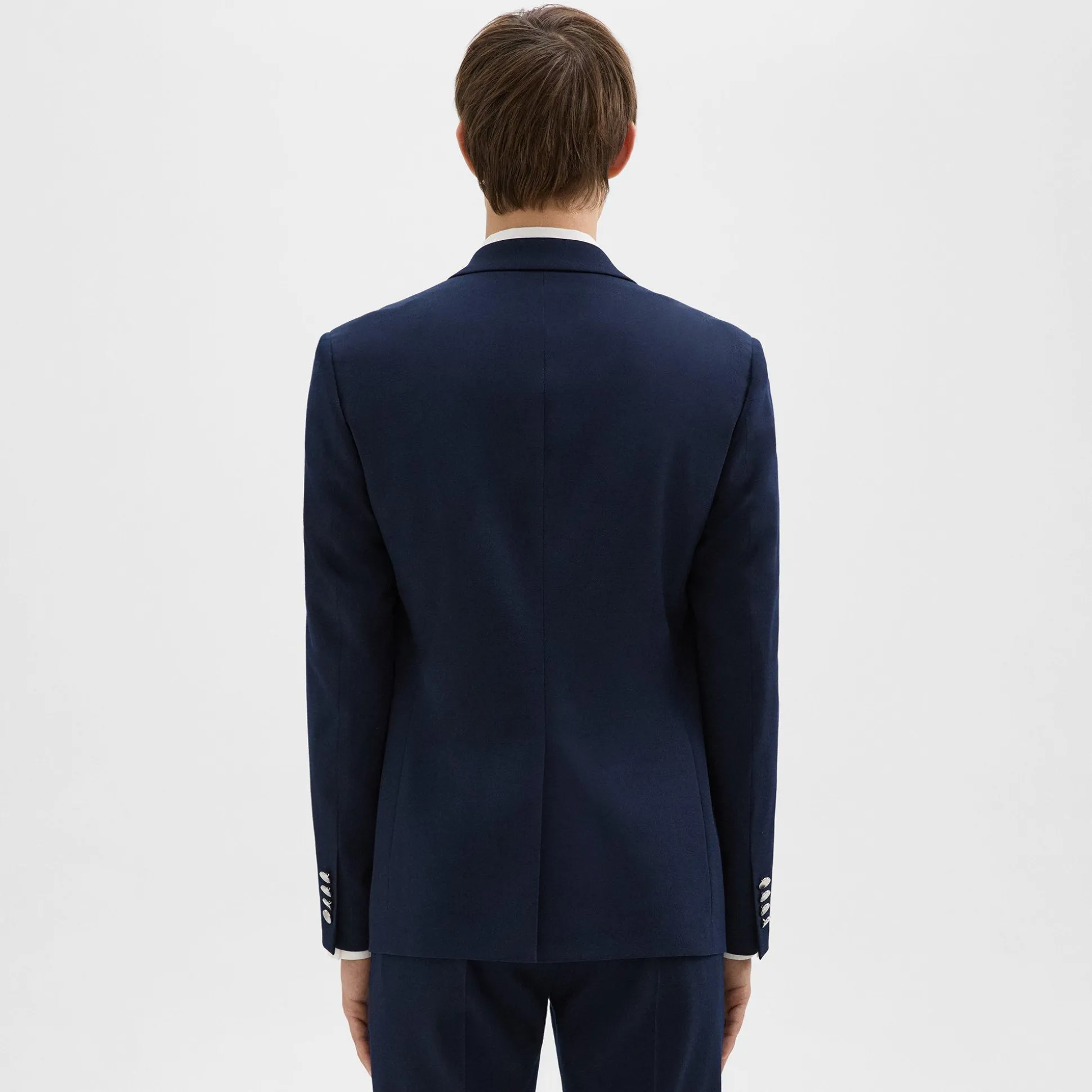 Theory Morton Blazer In Textured Gabardine-Men Blazers + Jackets