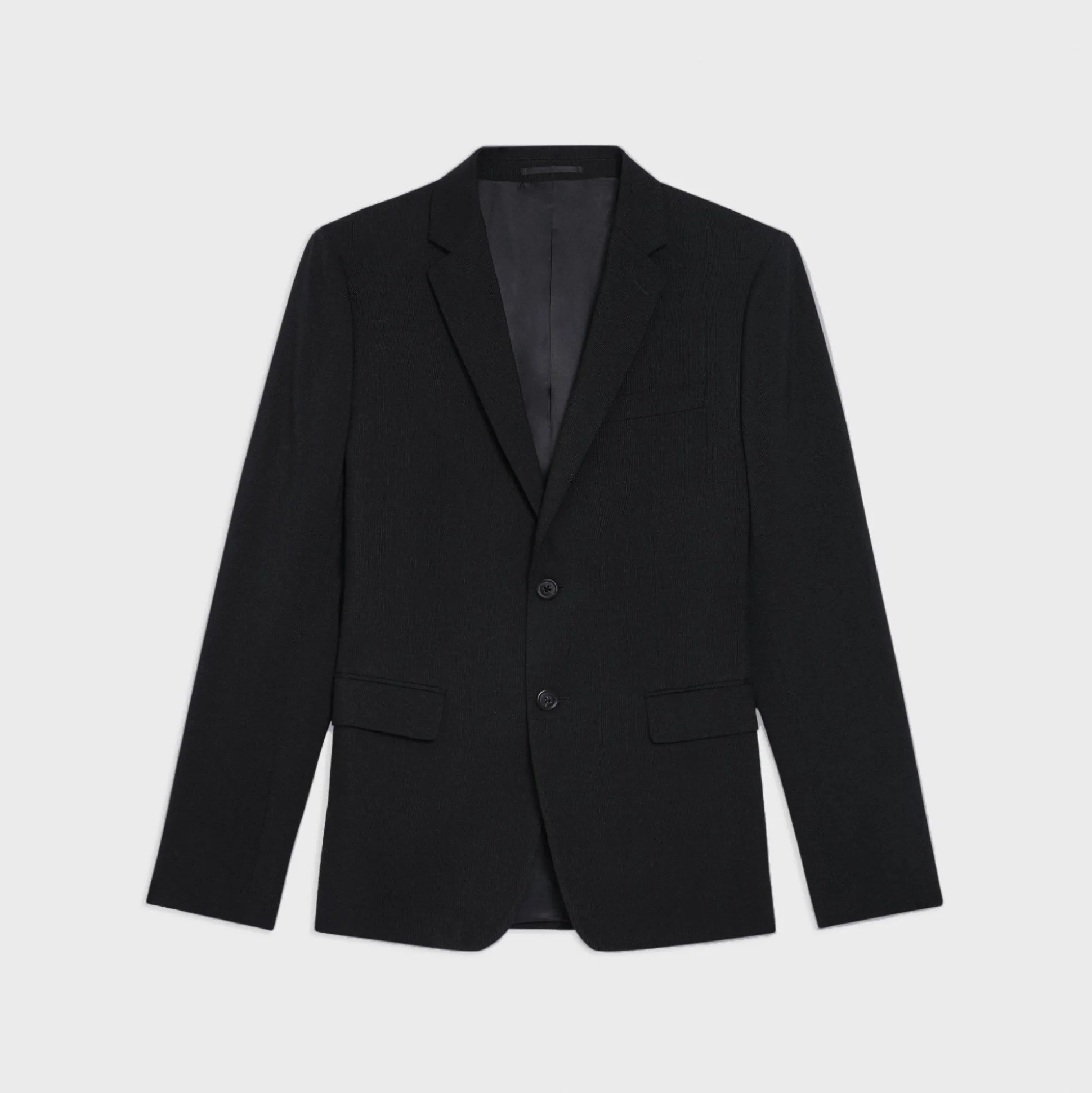Theory Morton Slim Blazer In Wool Canvas-Men Suits|Blazers + Jackets