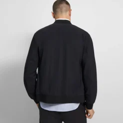 Theory Murphy Bomber Jacket In Precision Ponte-Men Outerwear|Blazers + Jackets