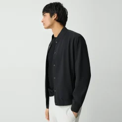 Theory Murphy Bomber Jacket In Precision Ponte-Men Outerwear|Blazers + Jackets