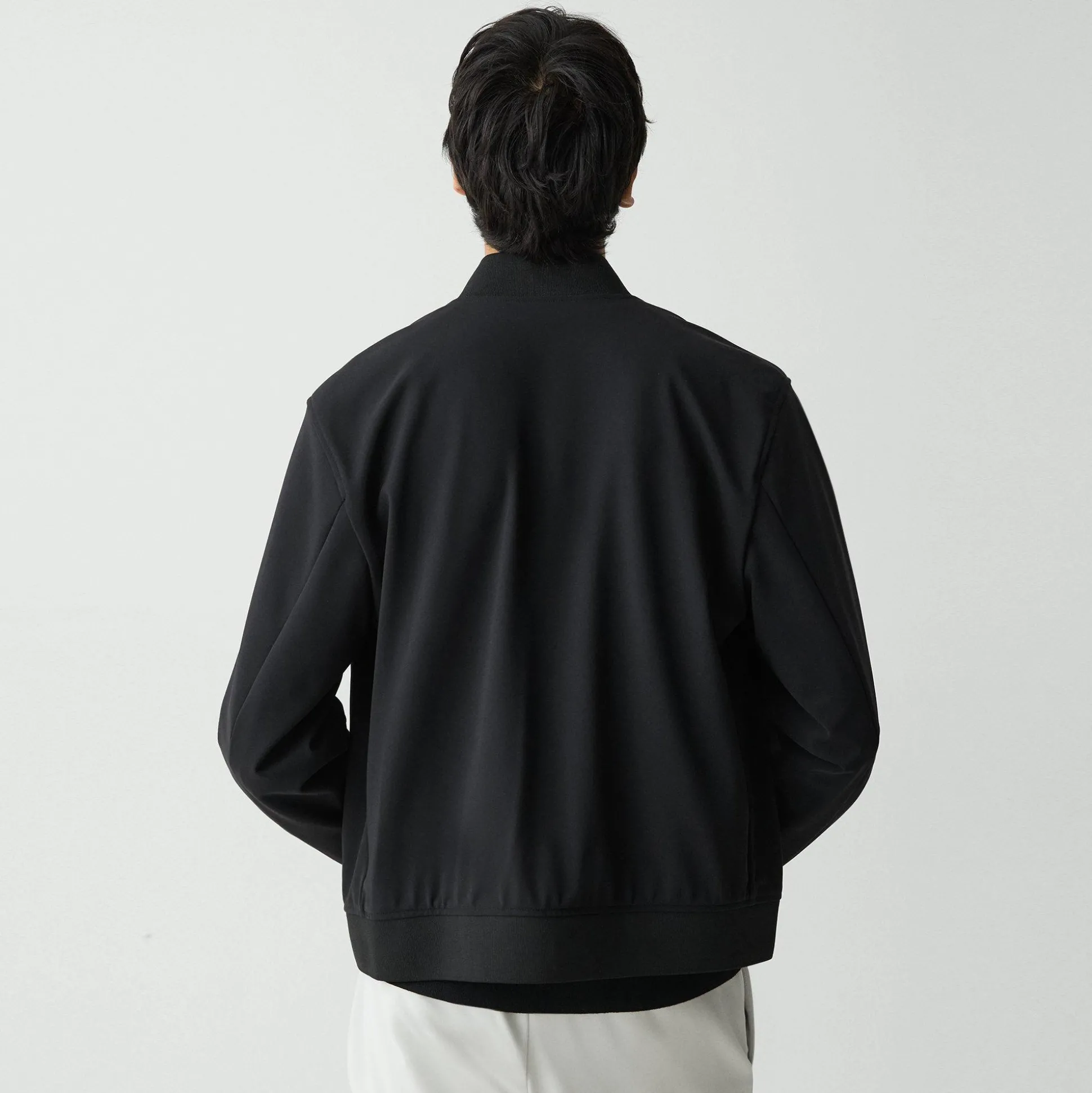 Theory Murphy Bomber Jacket In Precision Ponte-Men Outerwear|Blazers + Jackets