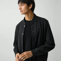 Theory Murphy Bomber Jacket In Precision Ponte-Men Outerwear|Blazers + Jackets