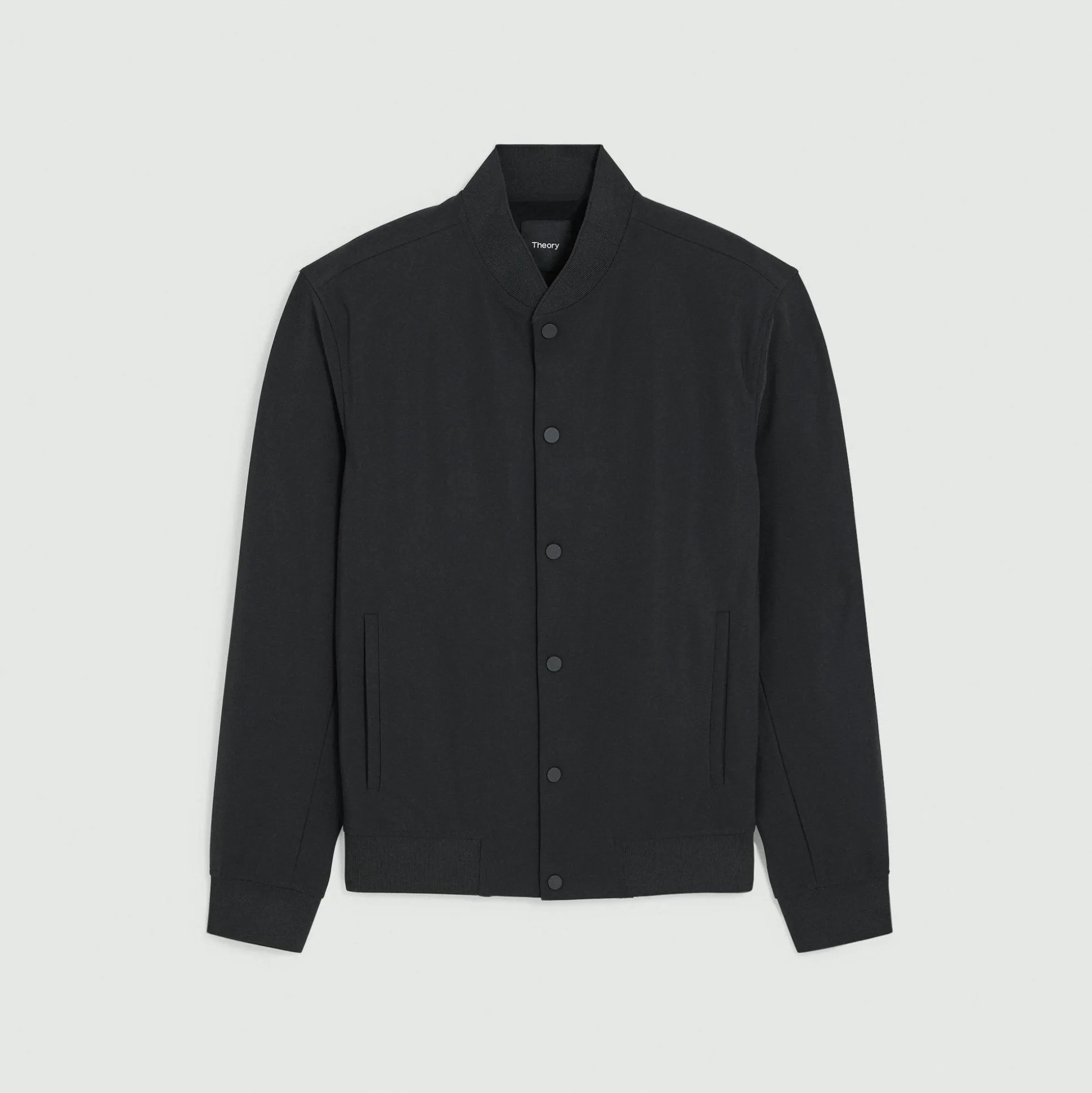 Theory Murphy Bomber Jacket In Precision Ponte-Men Outerwear|Blazers + Jackets
