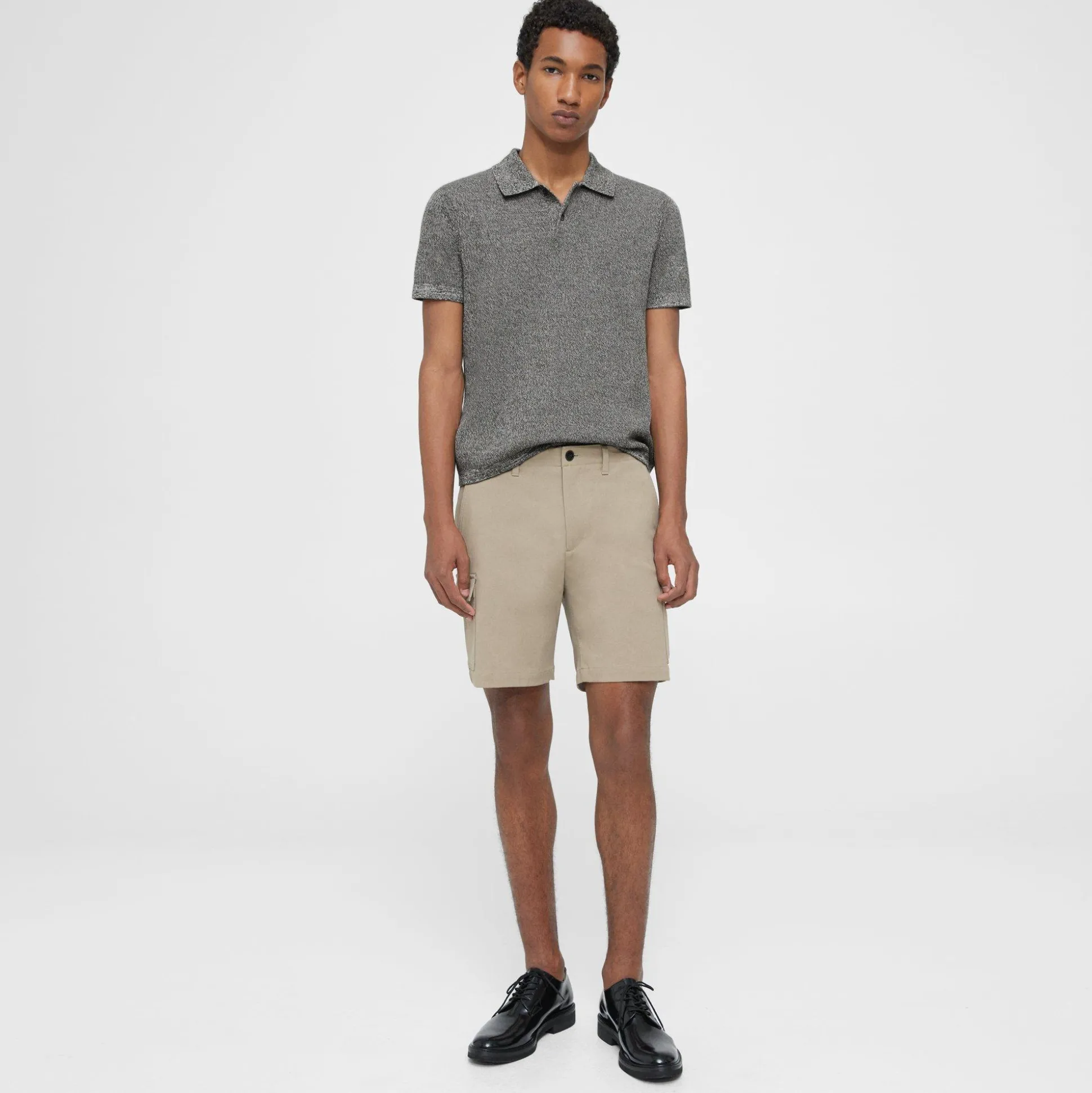 Theory Nare Polo Shirt In Cotton-Men T-shirts + Polos|Sweaters + Cardigans