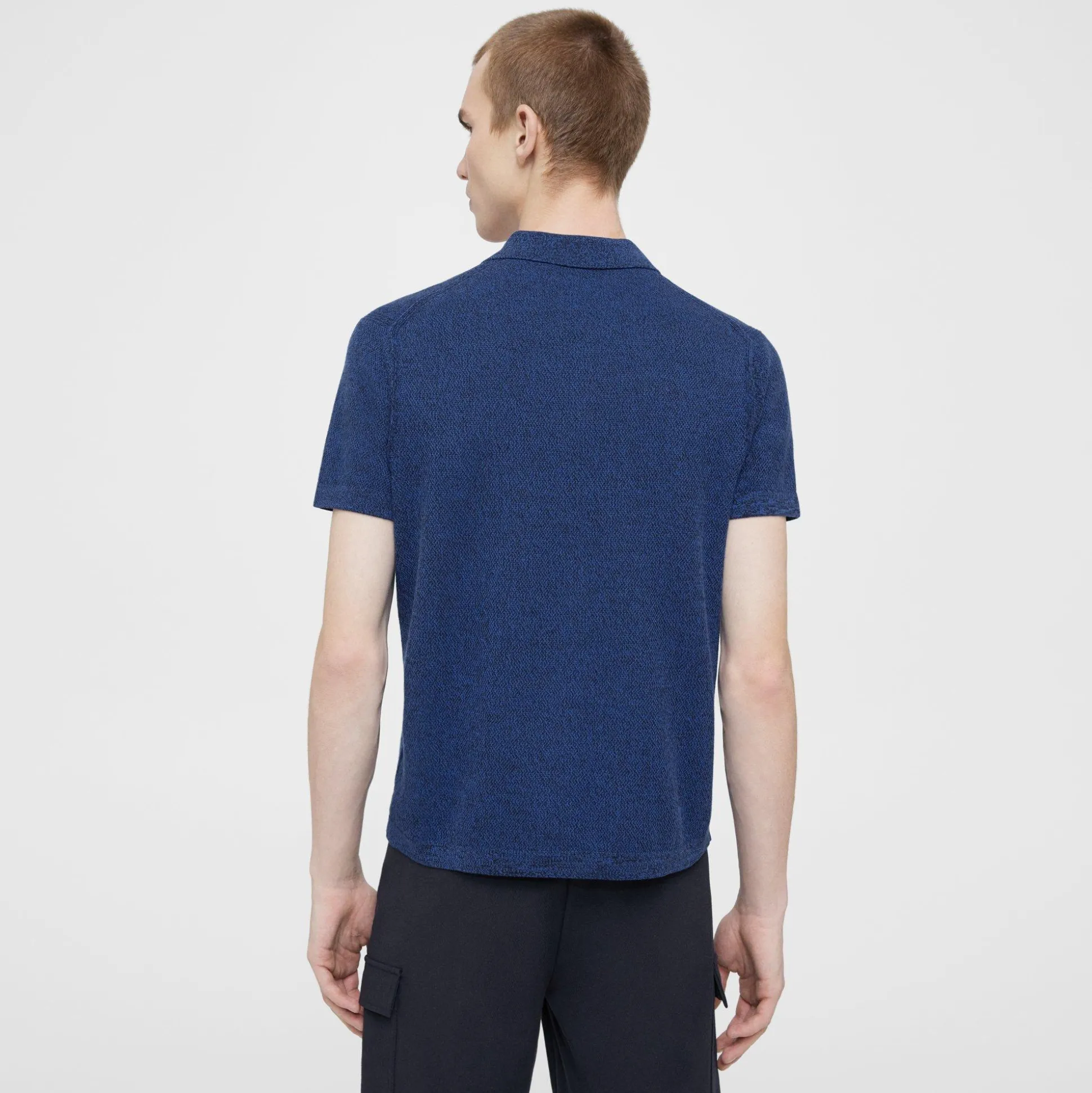 Theory Nare Polo Shirt In Cotton-Men T-shirts + Polos|Sweaters + Cardigans