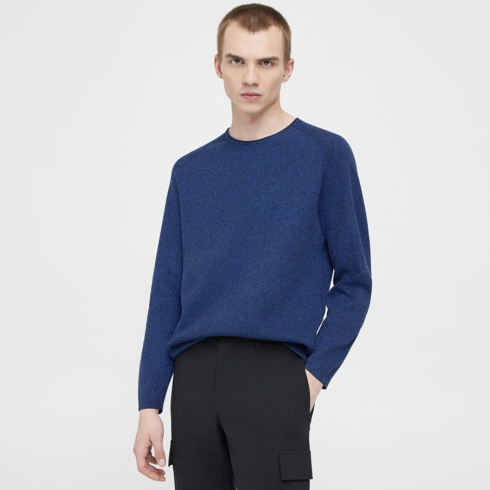 Theory Nare Sweater In Cotton-Men T-shirts + Polos|Sweaters + Cardigans