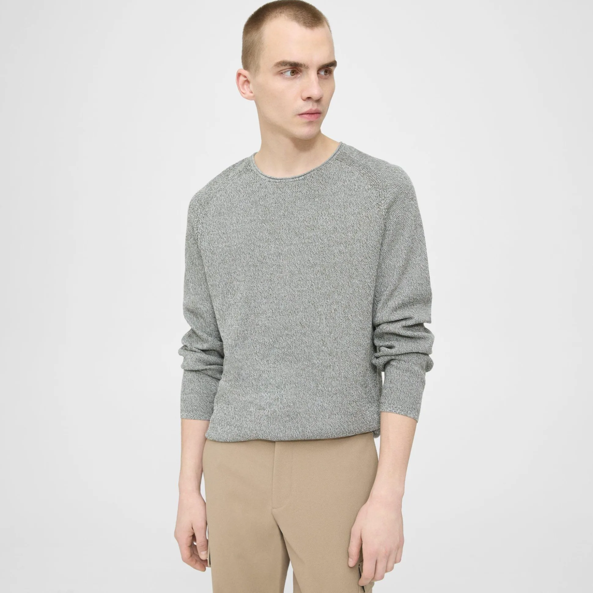 Theory Nare Sweater In Cotton-Men T-shirts + Polos|Sweaters + Cardigans