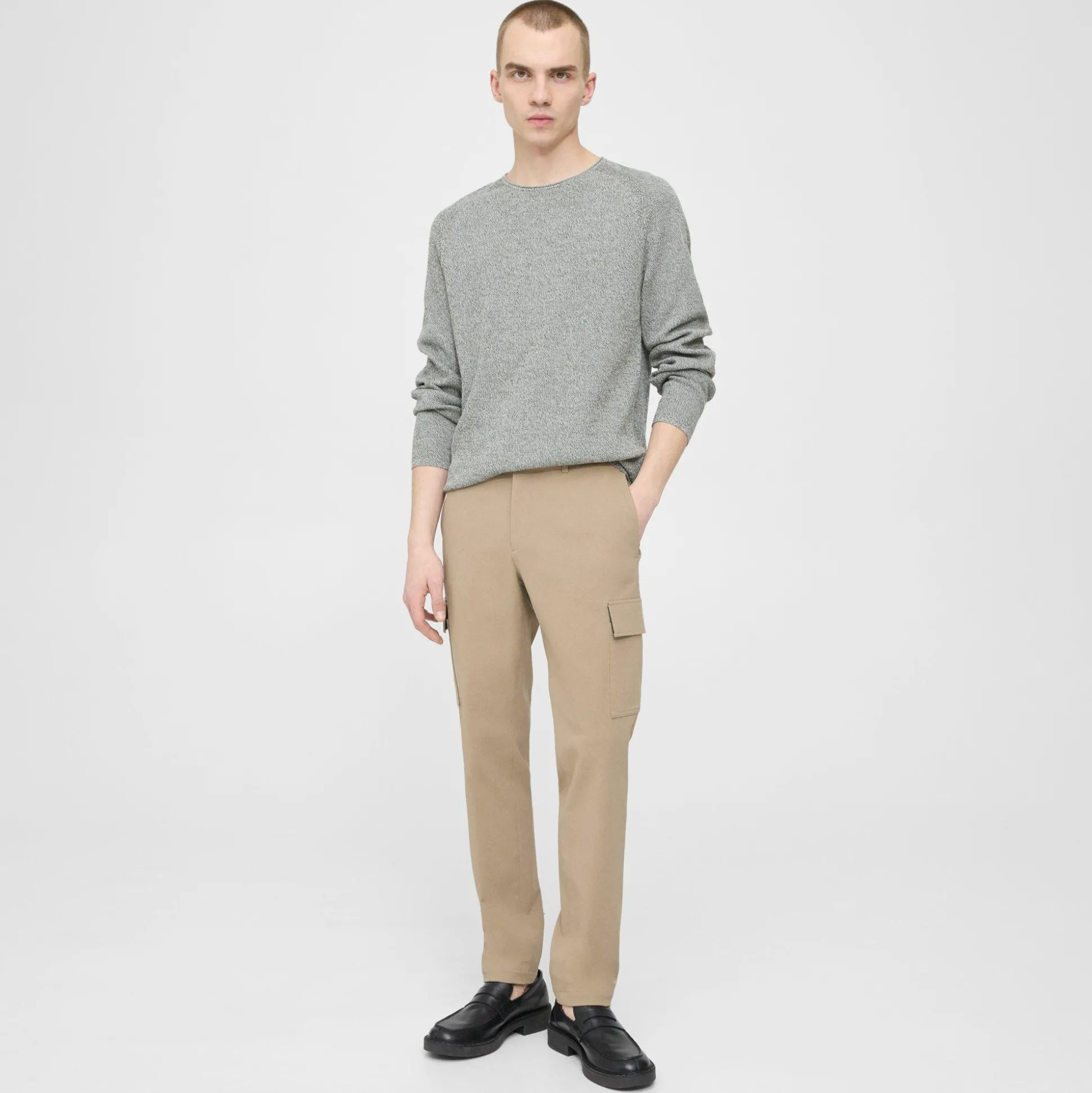 Theory Nare Sweater In Cotton-Men T-shirts + Polos|Sweaters + Cardigans