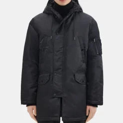 Theory Nev Puffer Parka In Recycled Nylon-Men Outerwear