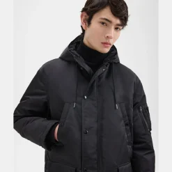 Theory Nev Puffer Parka In Recycled Nylon-Men Outerwear