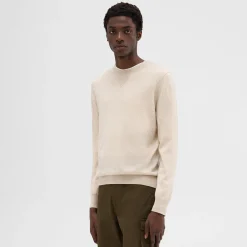 Theory Nylon-Wool Combo Sweater-Men Sweaters + Cardigans