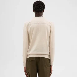 Theory Nylon-Wool Combo Sweater-Men Sweaters + Cardigans