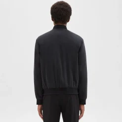 Theory Olivard Bomber Jacket In Fluid Twill-Men Outerwear