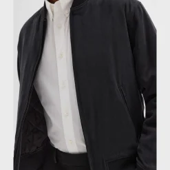 Theory Olivard Bomber Jacket In Fluid Twill-Men Outerwear