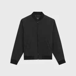 Theory Olivard Bomber Jacket In Fluid Twill-Men Outerwear