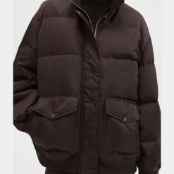 Theory Oversized Puffer Jacket In Recycled Nylon-Women Outerwear