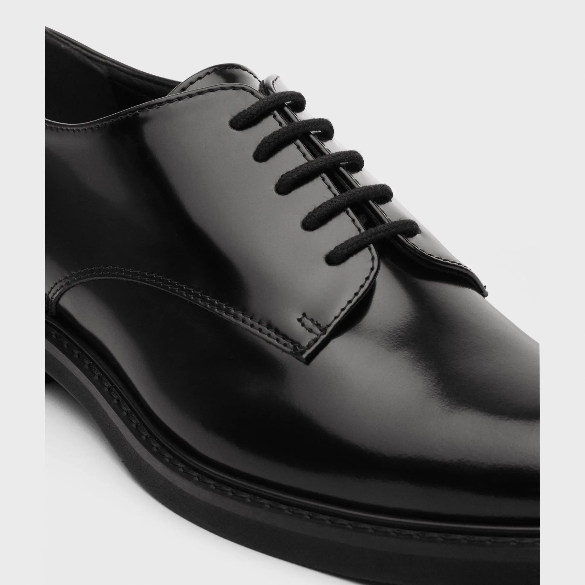 Theory Oxford Shoe In Leather-Women Shoes