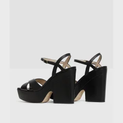Theory Platform Wedge Sandal In Leather-Women Shoes
