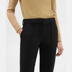Theory Pleated Wool Gabardine Pant-Women Pants