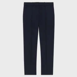Theory Pleated Wool Gabardine Pant-Women Pants