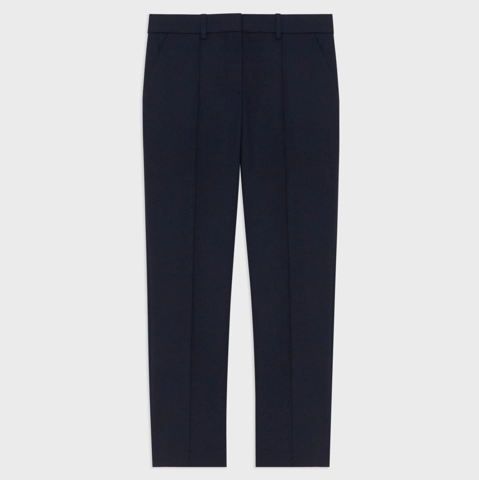 Theory Pleated Wool Gabardine Pant-Women Pants